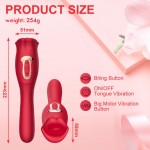 Luxury Vibrating Tongue - Long Shaft