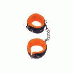 Love Cuffs - Black & Orange